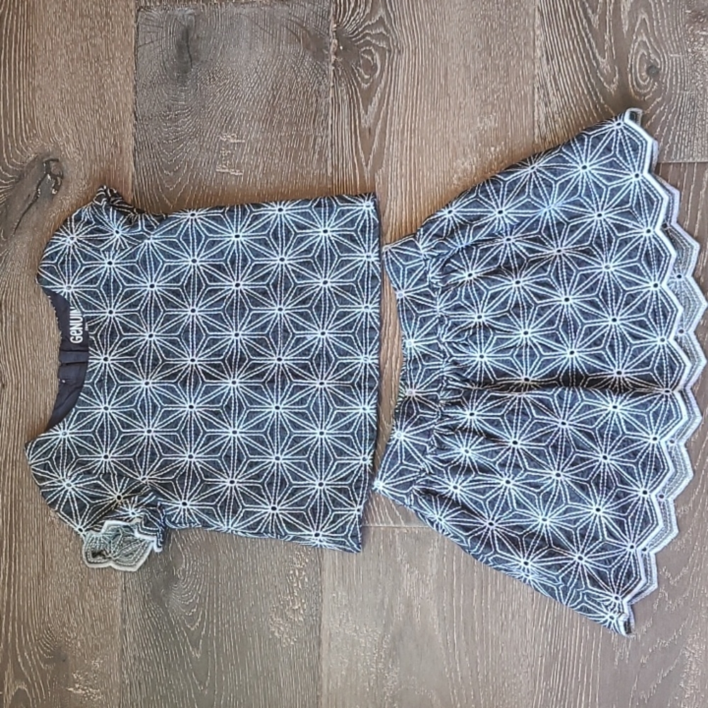 Toddler Girl two piece matching set
